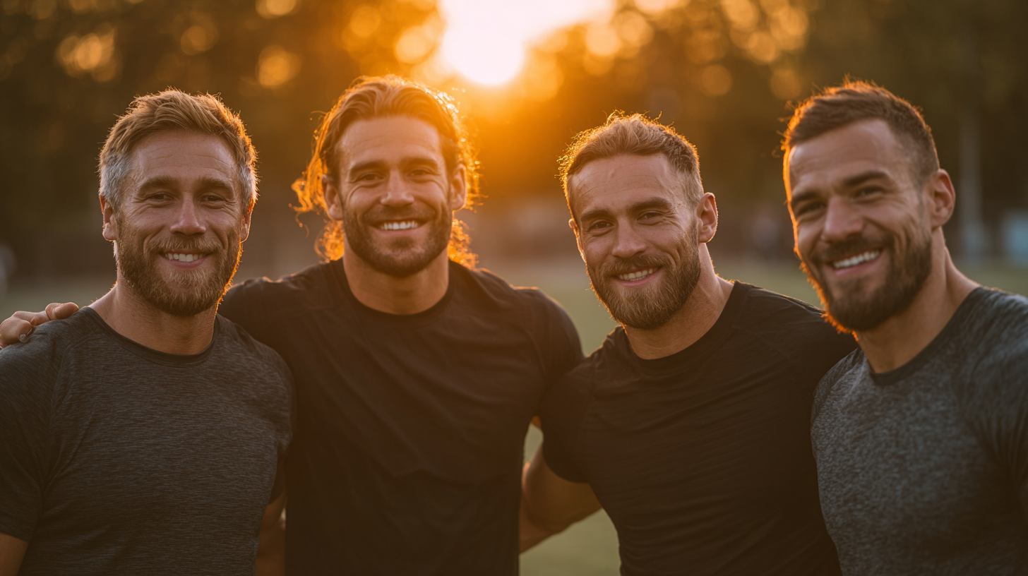 Чоловік старшого віку на природі